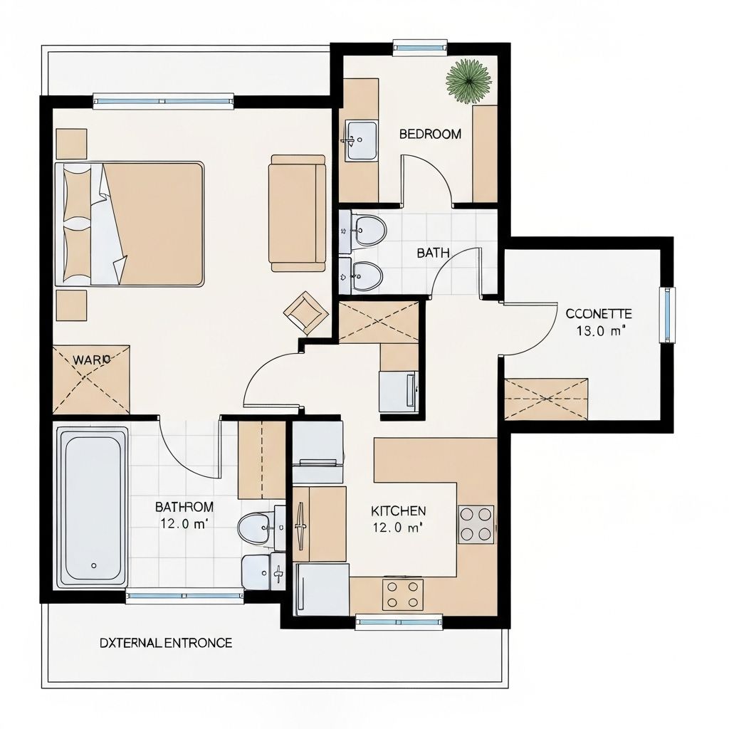 JADU floor plan example